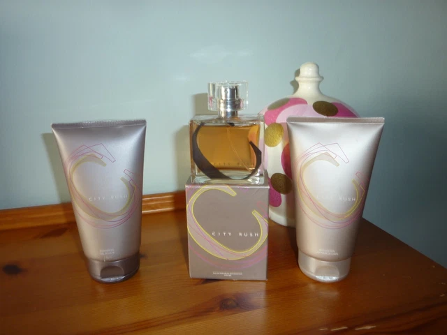 AVON CITY RUSH For Her Piece Gift Set EDP 50ml Body Lotion