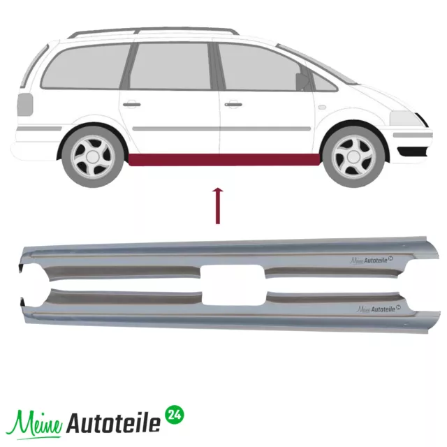 Schweller Reparaturblech für Volkswagen Sharan Galaxy Alhambra 1995-2010  / Paar