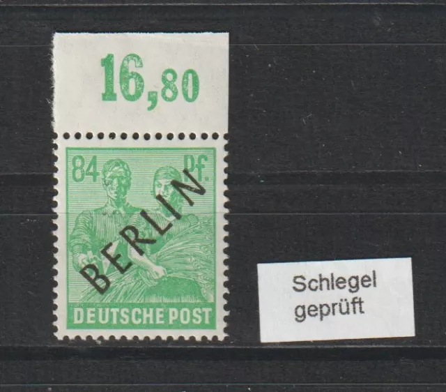 BERLIN 16 P OR ndgz SCHWARZ-AUFDRUCK GEPRÜFT POSTFRISCH ( 100,00 ) siehe 2x Scan