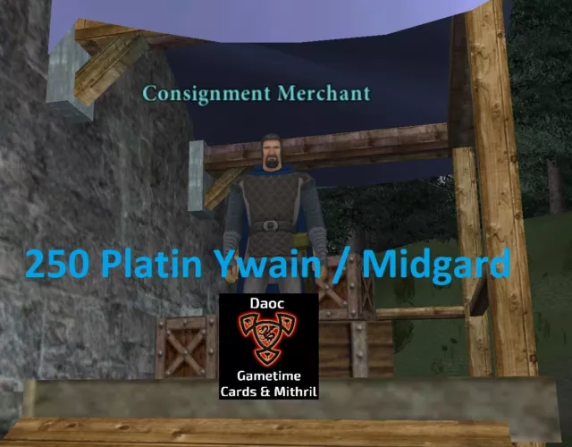 Daoc 250 Platin Ywain / Midgard Dark Age Of Camelot Live Server