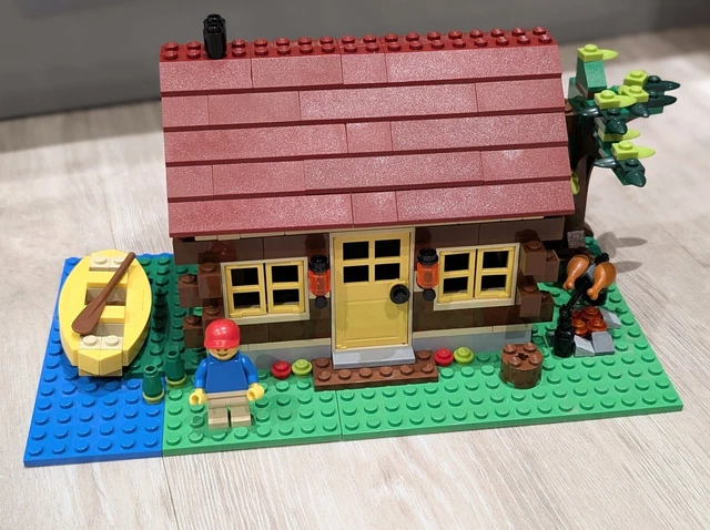 LEGO CREATOR 5766 3 in 1 - Log Cabin 100% Complete Retired Set - Good ...