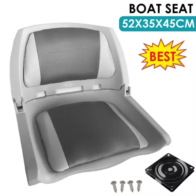 Folding Boat Seats Seat Marine Seating Set All Weather Fishing Swivels Chair