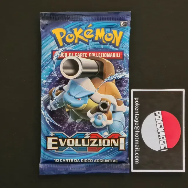Bustina Blastoise SIGILLATA Evoluzioni Pokemon Booster Sealed Pack Pacchetto ITA