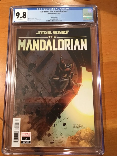 Star Wars; The Mandalorian #2 (First Full Grogu) 1:25 Larroca Variant Cgc 9.8!