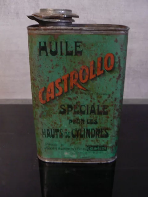 Ancien bidon d'huile CASTROLLO