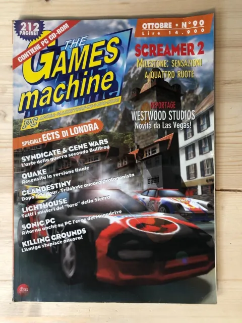 Rivista TGM - THE GAMES MACHINE - N. 90 - Ottobre 1996