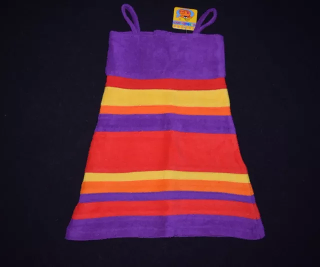 NWT Girls Boutique Dress Oink Baby Sz Size 18 M Months Purple Red Orange Yellow