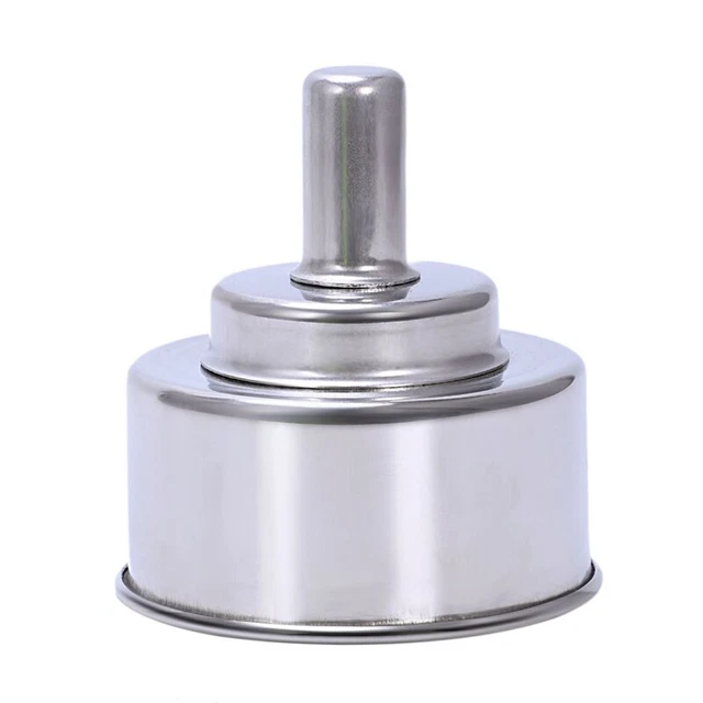 Stainless Steel Alcohol Burner, Lab Spirit Lamp, 200 Ml (6.7 Oz) F5X5