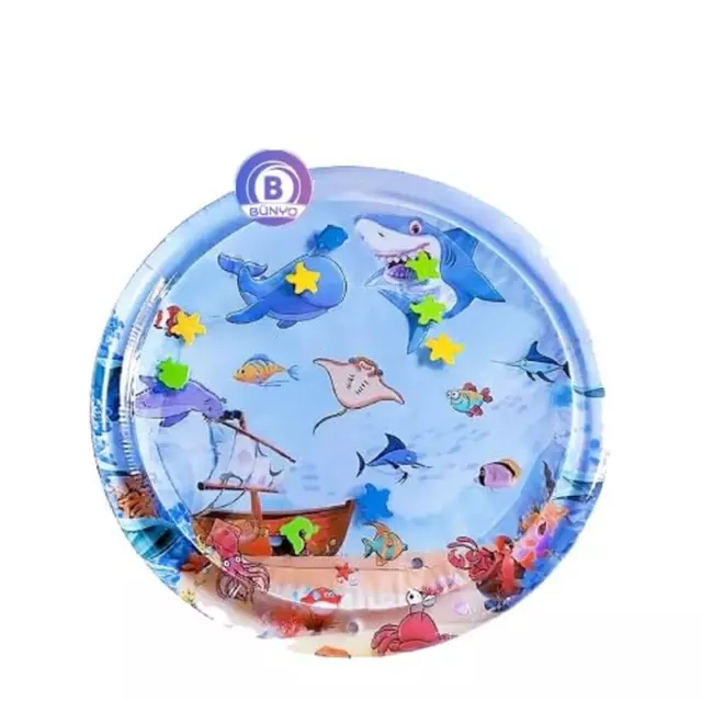 Baby Wassermatte- XXL - Extra Große Spielmatte Baby (Rund 93Cm - 100Cm)- Ganzjäh