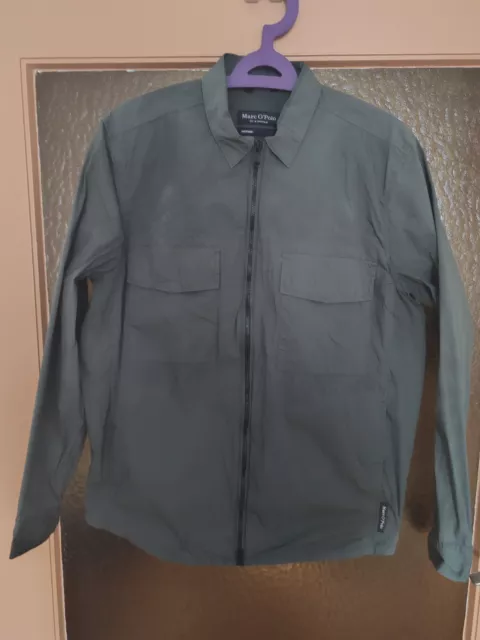 Marc O´Polo Herren Overshirt Jacke, Gr. L, Dunkelgrün, Neuwertig