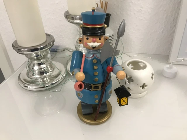 ALTES DDR RÄUCHERMÄNNCHEN 20 cm Unbenutzt in OVP  SOLDAT WÄCHTER WACHMANN ! TOP 2