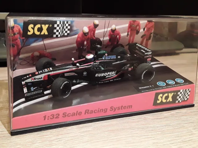 SCX 61280 Minardi F-1 "Malaysia" 1:32 Box Formel1 F1 Vorderachse lenkt mit