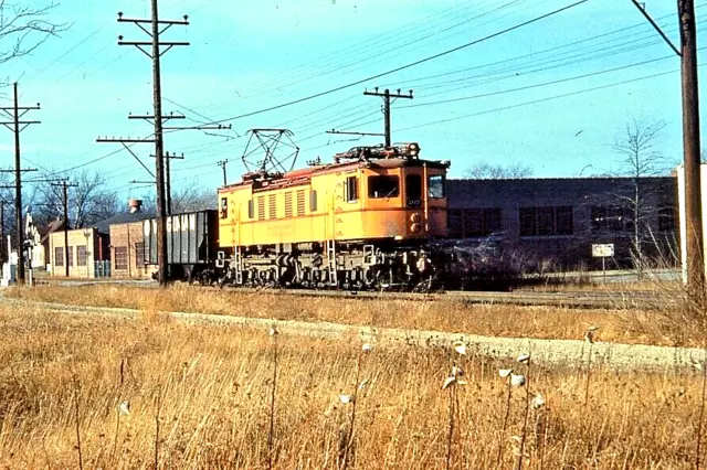 Chicago South Shore, # 703, Lok, Ex-NYC Kastenmotor Dup 35mm Farbrutsche