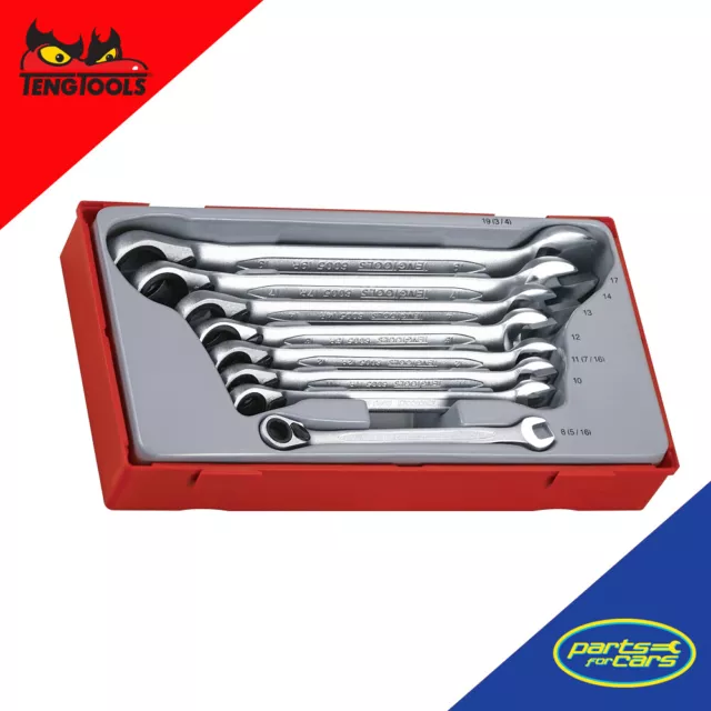 Teng Tools - 8 Piece Ratchet Spanner Set