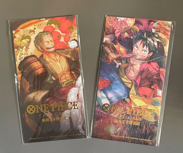 ONE PIECE CARD Game China Exclusive Zoro Luffy 2024 New Year Red Packet