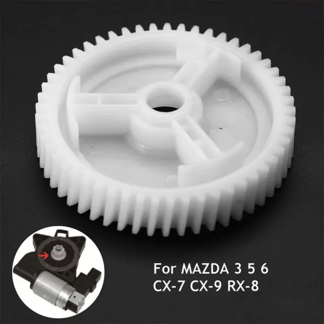 For MAZDA 3 5 6 CX-7 CX-9 RX-8 Power Window Regulator Motor Gear Front Rear ABS