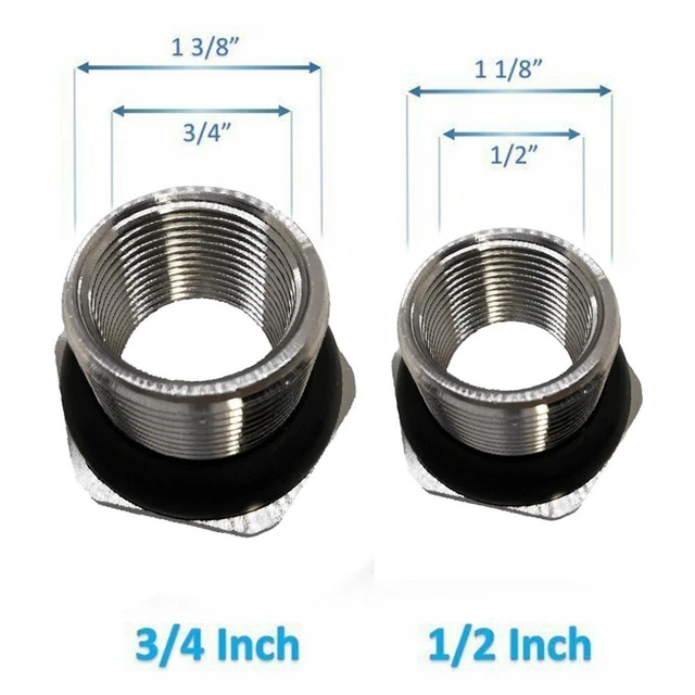 Accesorios para tanque de partición sin soldadura accesorios cerveza casera acero inoxidable