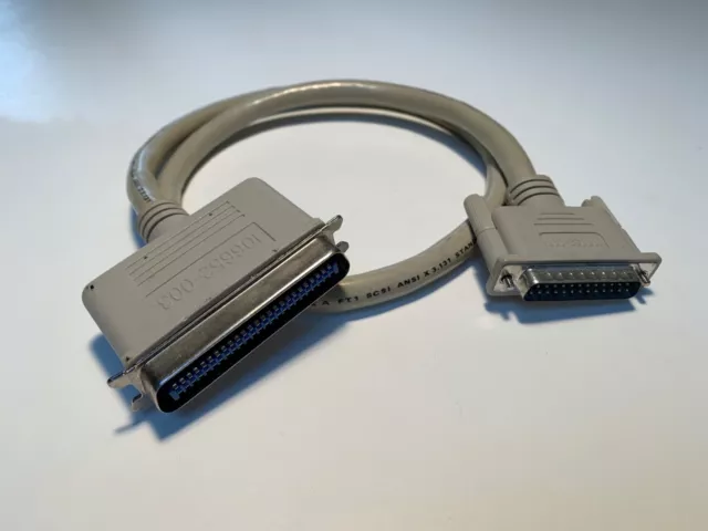 33" DB-25 Male to 50 pin Male Scsi Cable