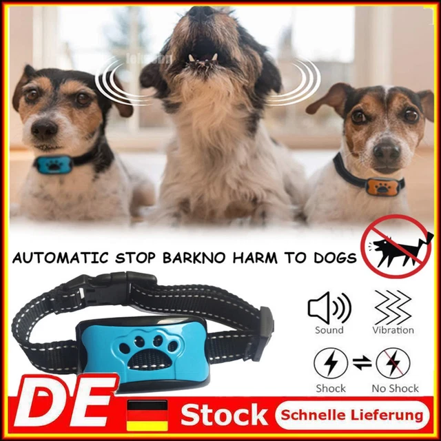 Collar para perro Antibell collar educativo entrenador de perros sonido y vibración 3 en 1