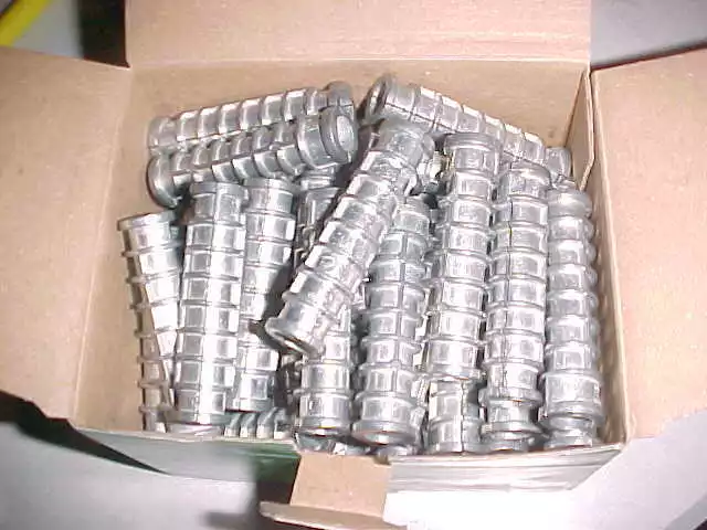 (Qty 50) 3/8" x 2-1/2" Lag Shield Anchor Long  With free shipping