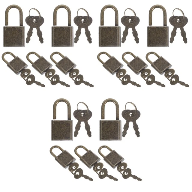 15 Sets Cabinet Lock Treasure Chest Lock Kids Laptop Toy Makeup Set Accessories