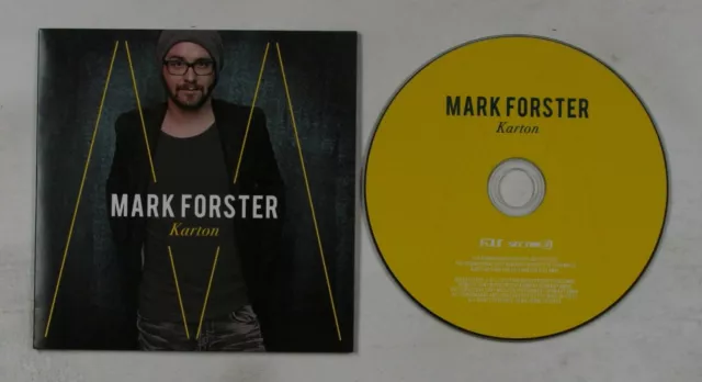 Mark Forster Karton Ger Adv Cardcover CD 2012 Rare