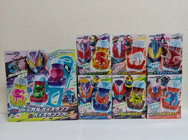 Kamen Rider Revice DX Neo Batta Kong Mammoth Mantis Ptera Jackal Lion Vistamp