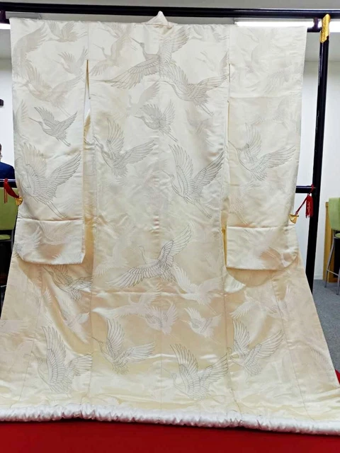Japanese Kimono Uchikake Wedding Pure Silk  japan 871