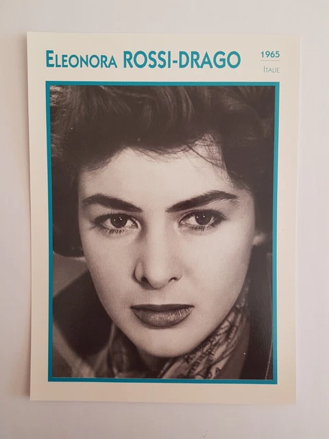 ELEONORA ROSSI DRAGO - Carte Fiche Cinema Portrait De Star EUR 2,50 ...