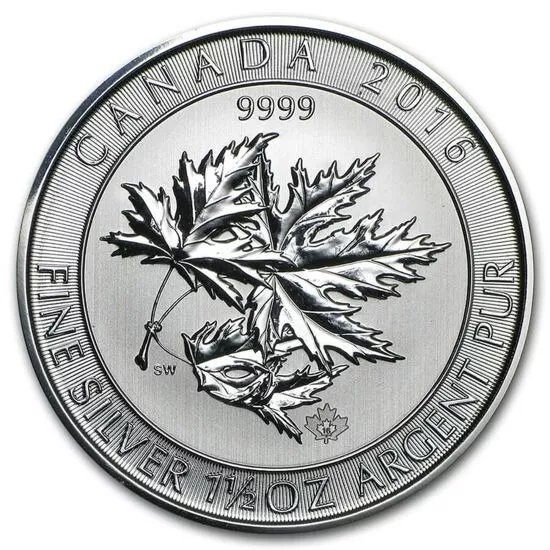 1.5 oz Silver Coin Canada Multi Maple Leaf 2016