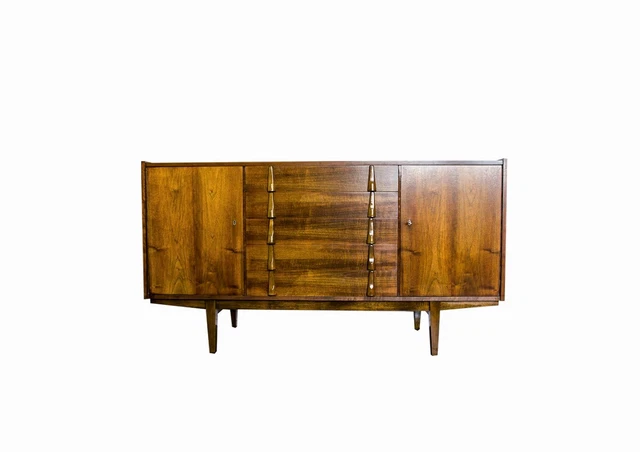 Buffet Bas Ancien – Palissandre – Signé Et Daté 1886 – Paris – Reconditionné 2 Portes 2 Tiroirs