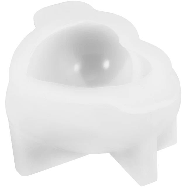 Moho cardíaco vela fabricación molde de silicona terapia vela resina epoxi molde de fundición