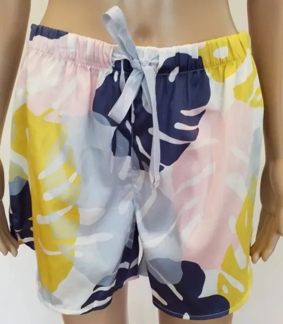 PETER ALEXANDER PJS SALE Womens Tropical Leaves Shorts Size S/M BNWT PJ