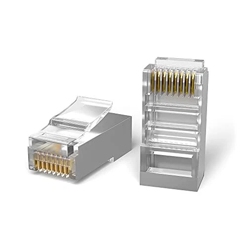 MR. TRONIC CONNECTEUR Rj45 Cat6 | 100 Rj45 Prise Modulaire Pass Through ...