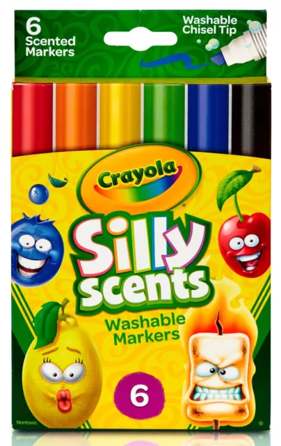 Crayola 8pcs Silly Scents Markers Mini Art Sweet Scented Markers
