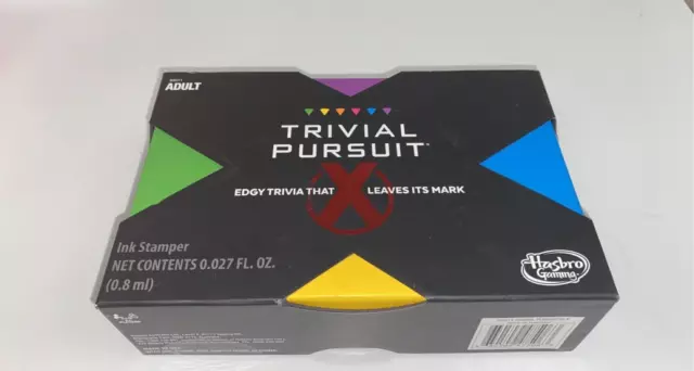 Trivial Pursuit X: Edgy Trivia That Leaves A Mark Adult Board Game NEW SEALED!