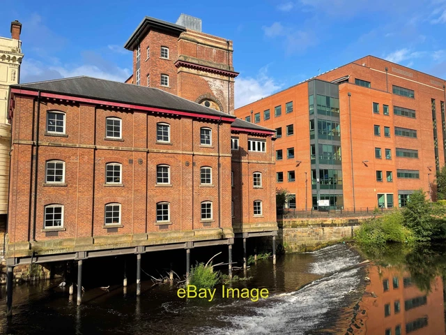 Photo 6x4 Wicker Weir on the River Don Sheffield/SK3587  c2021