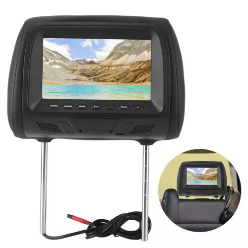 7" MP5 Multimedia Player Auto Kopfstütze DVD Player Rücksitzanzeige