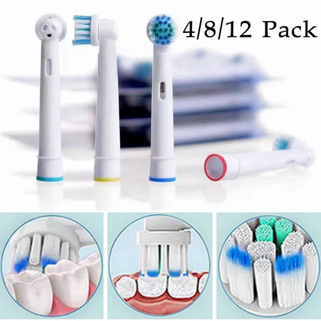 Compatible Oral b Braun toothbrush Heads Replacement Electric Toothbrush Heads