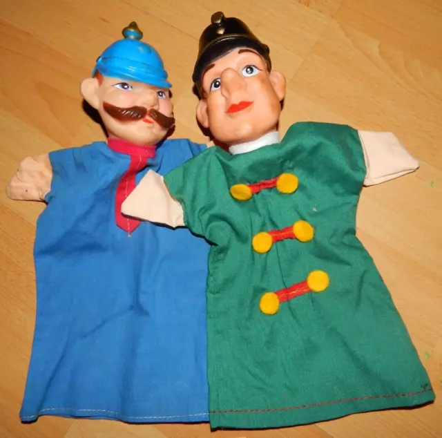 alte Handpuppen  Puppentheater Kaspertheater (Set 13)