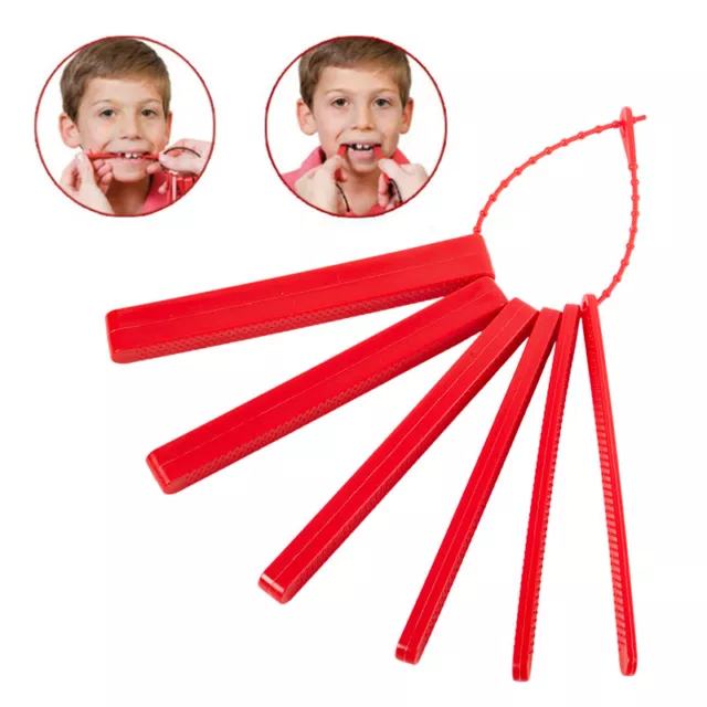 6Pcs Chewing Teether Trainer Stick Therapy Oral Mandible Bite Trainer for Kid F1