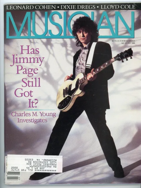 Musician Magazine July 1988 (Jimmy Page/Led Zeppelin)