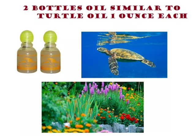 2 Botellas Similar Aceite de Tortuga, 2 botellas Aceite de Tortuga Similar, 1 onza/botella 3