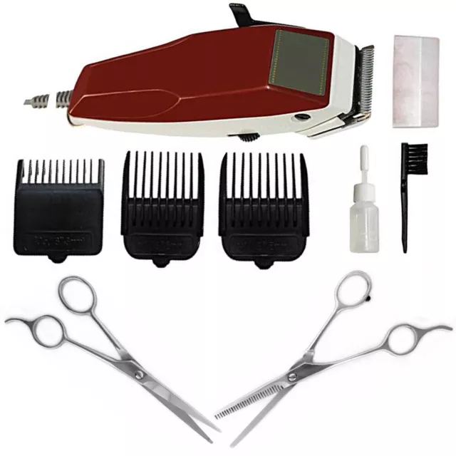 Kit tagliacapelli rasoio capelli professionale Forbici rasatura barba peli 666A