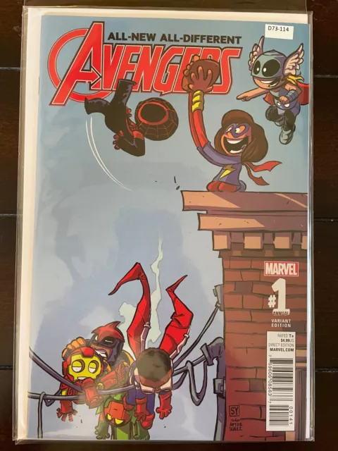 All-New All Different Avengers Annual 1 Young Variant High Grade 9.8 D73-114