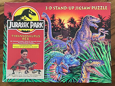Puzz 3D PUZZ3D Jurassic World T-REX Beginner Foam Backed 83 Pcs Puzzle 22 in long NEW 
