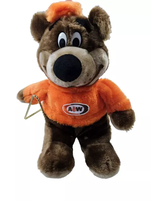 Vtg A&W Root Beer Plush Rooty The Bear Plush Doll 17" Canasia Toys Sodapop Gift