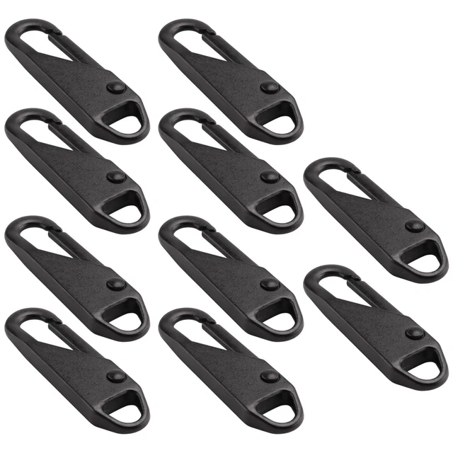 Kit Riparazione Cerniere Lampo 85 Pezzi - Con Linguette Metalliche, Pinza E Tappi, Per Jeans, Giacche, Borse - 4