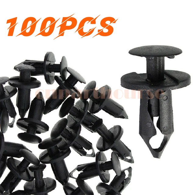 100X Fender Clips Body Rivets for HONDA TRX 400 EX 400EX 300EX TRX450R PLASTIC