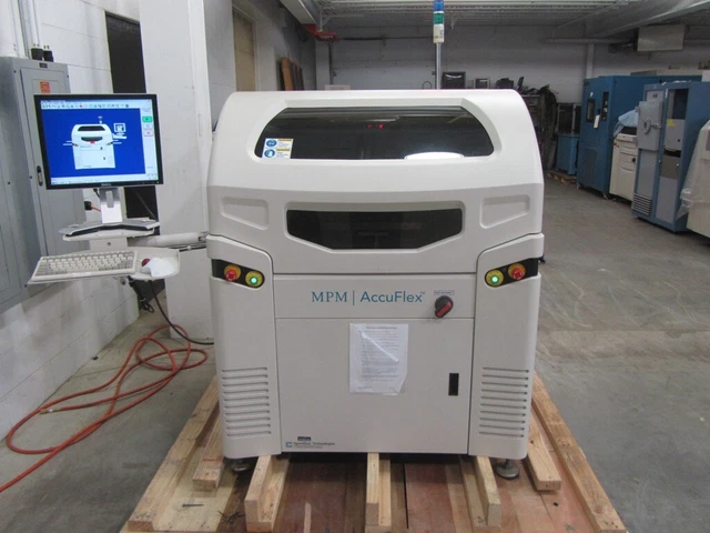 MPM Accuflex Stencil Printer Automatic PCB SMT Screen PC Board Solder Paste